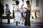 New York Fashion Week street style.