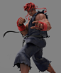 Ryu - street fighter alpha anime, ricardo luiz mariano : Hello guys .. i did this for a contest of statue ... this  guy was very fun to do .. <br/>i wanted  waste more time on it but i need to do another things .. so .. i hope you like. <br/>l