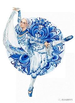 插画艺术－－俄罗斯民族服饰的装饰图案 - 琅沐创意年代 - 崇真艺客