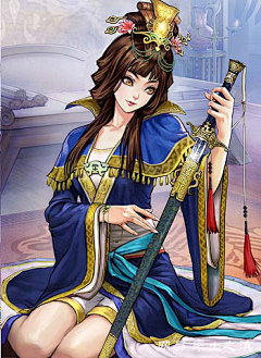 设计师小柒采集到游戏插画-率土之滨