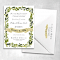 Wonderland Wedding Invitations