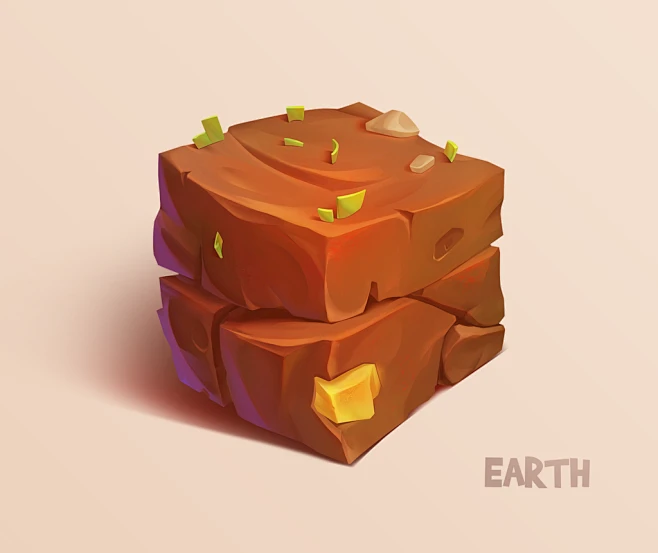 Earth cube by Firrka-花瓣网