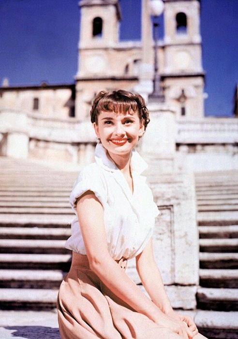 Audrey Hepburn durin...