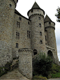 中世纪的城堡，法国 