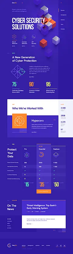 Web site design cyber security solutions