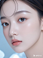 杏眼，干净，自然长睫毛，眼部特写，额头无碎发，逼真 (4)