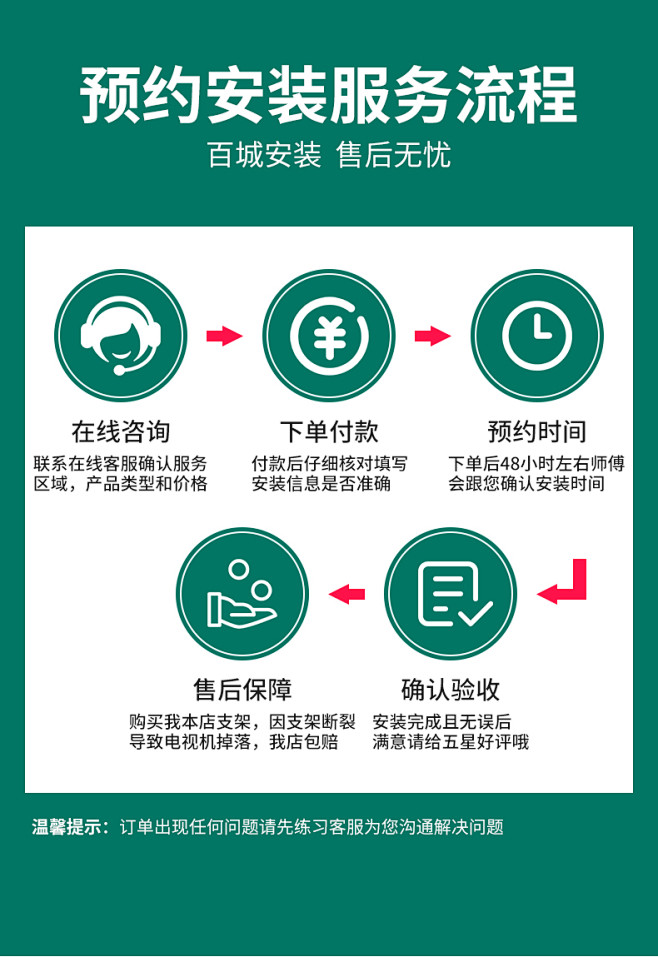 【全国上门安装服务】电视壁挂/移动电视架/电视推车/吊顶挂架-tmall.com天猫