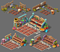 3D buildings casual game Isometric zootopia