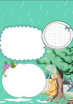 谷雨节气手抄报小报