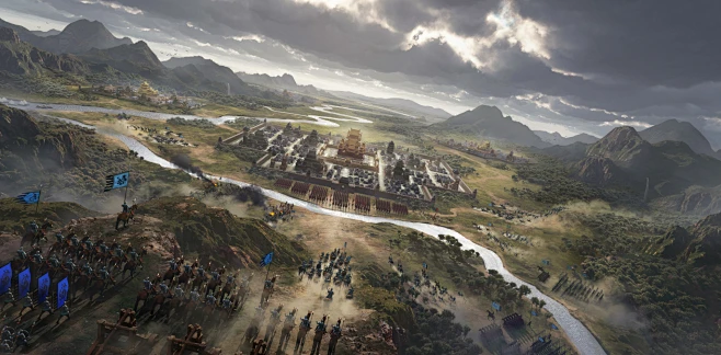 The key vision popularized  in April for the game "率土之滨". Copyright by Netease., Yanchong Lim : Battlefield 
The key vision popularized  for the game "率土之滨", in April. Copyright by Netease.
http://stzb.163.com/