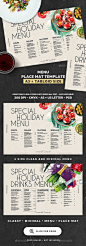 Menu Template — Photoshop PSD #cafe #cocktail menu • Download ➝ https://graphicriver.net/item/menu-template/19244975?ref=pxcr