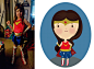 Illustrated portraits : Little people little portraits. 