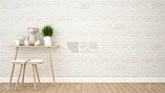 砖墙,书房,小山羊,住宅房间,花店,泰迪熊,长椅,咖啡店,水平画幅,墙