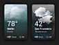 Dribbble - Small Weather Widget by Johan Rundberg