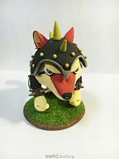 橘子町_GuoCong最新黏土作品：狼首领