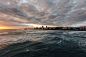 Brighton Beach at sundown by s1000 on 500px