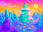 Blob Monsters iOS game : Character & Background & UI Designs for Blob Monsters games.All rights reserved to Poker Face Apps (Australia)