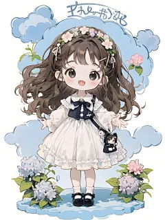 #少女头像 #治愈系插画 #女生头像 #头像 #插画 #壁纸 #治愈 #可爱 #萝莉 #二次元 #萌妹 #立绘 #服设 #Ai绘画 #MewXAI 此图片由@MewXAI 制作生成。#Q版 #有償約稿