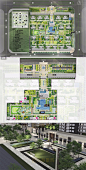 现代新中式居住小区景观方案文本新亚洲住宅景观文本大区景观文本-淘宝网