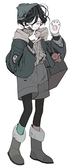 어고 (@MOPIDONA)    男 瘦弱 受 灰色调