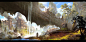 中国风场景气氛图古风山水建筑武侠仙侠CG原画游戏美术素材 - 板绘绘画教程学习公众号：板绘 (1912)