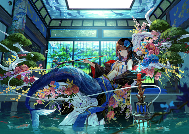 「奥座敷の人魚姫」/「藤原」のイラスト ...