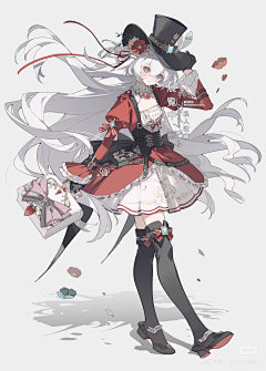 宝爷√采集到原画-女-立绘