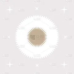 波西米亚太阳太阳射线民俗抽象图形托儿所海报