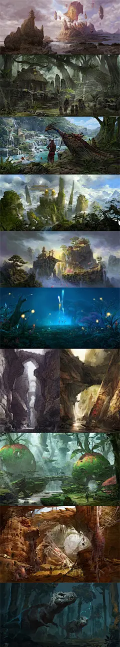 概念场景原画参考