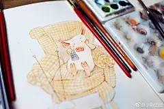 今天的课堂示范，带着兔儿临摹大师的作品。临摹是学习的一种很好的方法，在每次带着兔儿们临摹都能感悟到新的东西！好多朋友问我今年暑假班的招生，我现在可以告诉大家的是一周内发布哦！新的大纲，更加合理的安排，一定会让你满载而归！#小新水彩##小新儿童插画# ​​​​