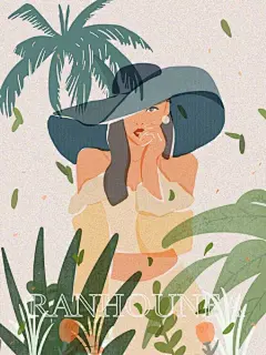 每日插画推荐超话 
扁平风海报系列插画
via：然后呢阿 ​​​​