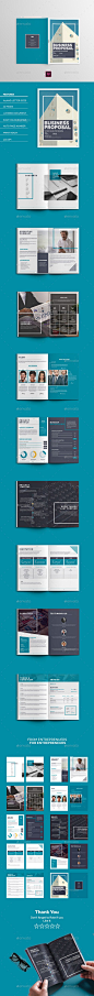The Business Proposal Design Template - Proposals & Invoices Stationery Template InDesign INDD. Download here: http://graphicriver.net/item/the-business-proposal/16866926?ref=yinkira: 