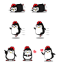 卡通企鹅腾讯体育品牌形象设计吉祥物设计卡通形象设计微信动态表情包gif设计，合作QQ/微信：732003760【茁茁猫文化—专注吉祥物、表情设计】