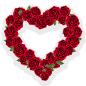 玫瑰花环png