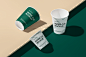 Paper Cup Mockup Scene