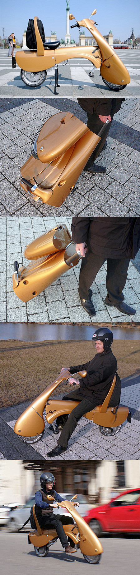 折叠电动车 Foldable Elect...