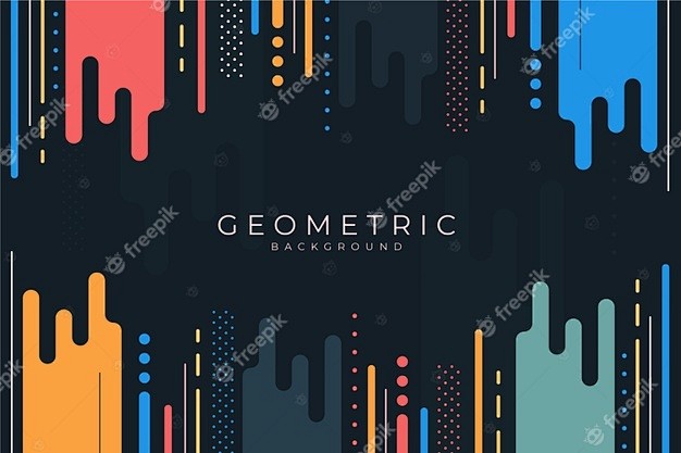 Flat geometric backg...