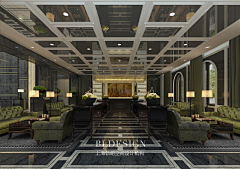上海勃朗酒店设计公司采集到欧式售楼处设计