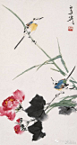 #小写意花鸟画# 著名花鸟画家王雪涛（1903～1982）作品欣赏 ​​​​