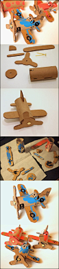 Wonderful DIY Toilet Roll Airplanes | WonderfulDIY.com: 