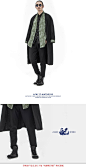 后序 中式汉服男原创设计师男士套装秋季大衣两件套潮 民族服装男 新款 2017 正品 上海