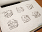 Dribbble - Quick icons sketch by Aleksandr Novoselov