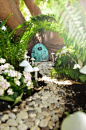 ♧ Charming Fairy Cottages ♧ garden faerie gnome & elf houses & miniature furniture - The Fairy Garden at Farmhouse38