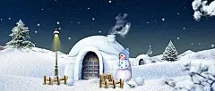 白雪皑皑,冬天海报背景,冬天素材,冬天图片,梦幻,唯美,雪天,雪屋,夜空,自然风景,冬天壁纸,冬天景观,冬天美景,冬天桌面图片,冬季风光,海报banner,卡通,童趣,手绘图北坤人素材@北坤人素材