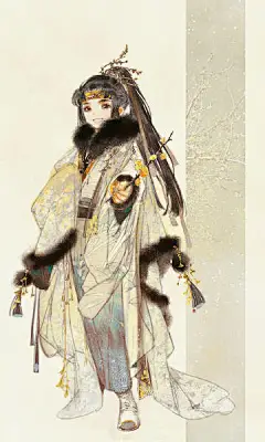 给小少爷做了小裙子，他给我折了一枝梅花~ ​​​​