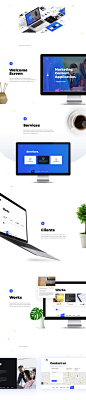 Smaat - Website Design & Development : The goal of the project was to create a brand new look of Smaat website with some cool animations and designs.