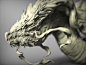 Dragon_ Rough sculpt, keita okada : Sculpt practice of the Dragon. 
Rough sculpt .