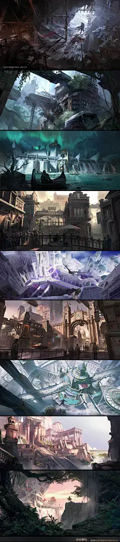 废土场景原画废土气氛图来自cgbook.cn (1381)-花瓣网