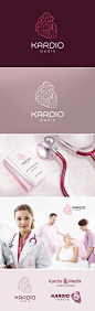 Logo for a medical company Kardiomedik by Galaganov Alexander, via Behance | #corporate #branding #creative #logo #personalized #identity #design #corporatedesign < repinned by www.BlickeDeeler.de | Visit our website www.blickedeeler.de/leistungen/corp