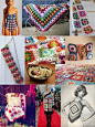 all about granny squares -- haven't made them since I was a teenager and I'm a little obsessed now.